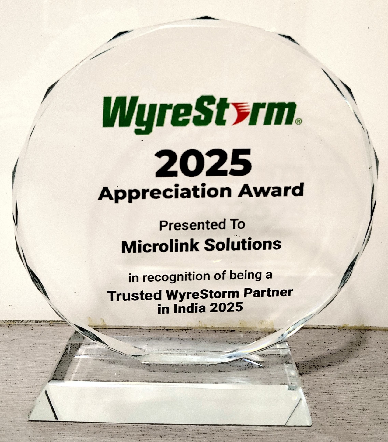 Appreciation award
